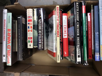 Lot 531 - 5 boxes of modern military books (5)