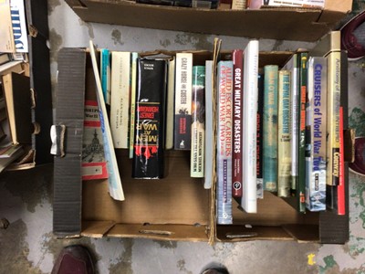 Lot 416 - 5 boxes of modern military books (5)