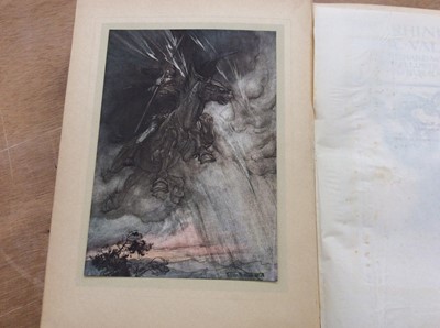 Lot 1599 - Book- The Rhinegold and the Valkyrie, illustrated by Arthur Rackham, 1910