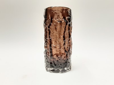 Lot 1207 - Whitefriars cinnamon bark vase, designed by Geoffrey Baxter, 23cm high