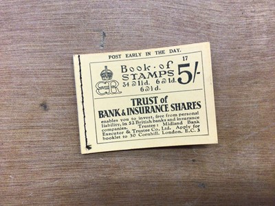 Lot 1403 - Stamps Great Britain Booklet 1937 5/- No17 Trust of Bank and Insurance Shares SG BC4