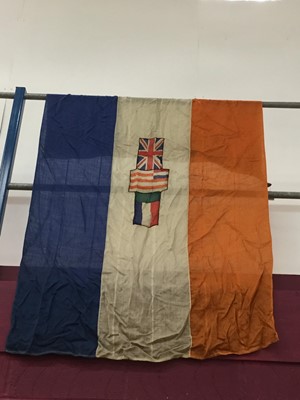 Lot 2435 - Two Second World War period South African (1928 - 1994) flags, each measuring approximately 176 x 110cm