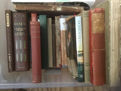 Lot 1487 - One box of history related books, specifically Essex