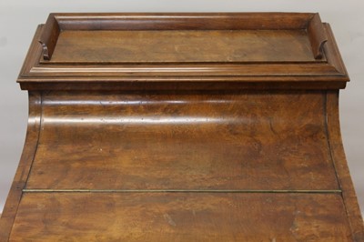 Lot 1404 - Victorian walnut piano top Davenport desk