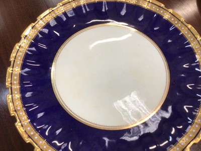 Lot 116 - Edwardian Copeland Spode part dessert service retailed by T. Goode and Co.