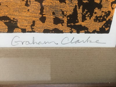 Lot 100 - Graham Clarke (b. 1941) woodcut, 1967, St Anthonys, numbered 24/50