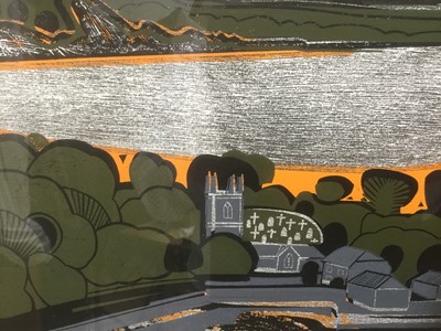 Lot 185 - Graham Clarke (b. 1941) woodcut, 1967, St Anthonys, numbered 24/50