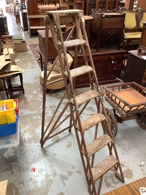 Lot 948 - Wooden step ladder