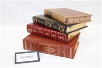 Lot 1358 - Bookss - two boxes of mainly modern bindings -...