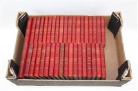 Lot 1360 - Bookss - Hugo - bound in half red leather -...