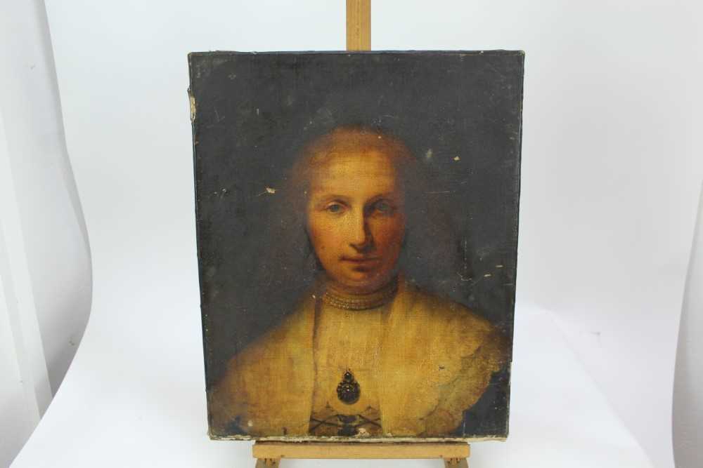 Lot 1293 - 17th century school portrait