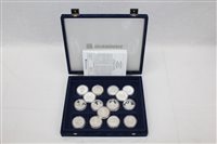 Lot 1368 - Diana Princess of Wales Silver Proof Coins...