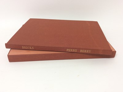 Lot 109 - Penny Berry Paterson - Bricks, bullet press, numbered from and edition of 50, together with A Thorgill Year, signed and numbered from an...