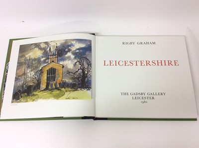 Lot 112 - Rigby Graham, Leicestershire, Sycamore Press / Gadsby Gallery, Leicester 1980, folio book in slip cover, limited edition 60/150