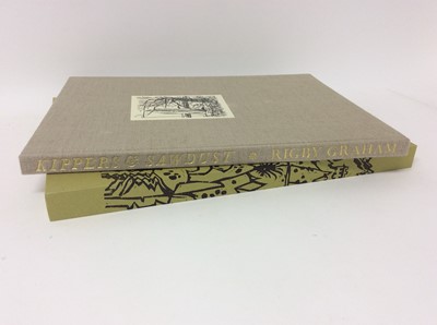 Lot 111 - The Old Stile Press - Rigby Graham. Kippers and Sawdust, limited signed edition, 1992, folio in slip case, together with a box of other publications featuring the illustrations of Rigby Graham incl...