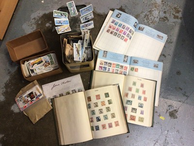 Lot 248 - Cigarette cards and stamps