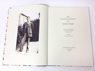 Lot 1 - The Wood Engravings of John Nash, compiled by Jeremy Greenwood. Wood Lea Press, Liverpool 1987