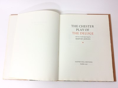 Lot 3 - The Chester Play of The Deluge, ill. David Jones, London, Clover Hill Editions, 1977, limited to 250 copies