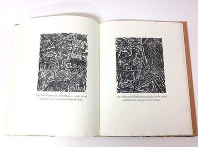 Lot 3 - The Chester Play of The Deluge, ill. David Jones, London, Clover Hill Editions, 1977, limited to 250 copies