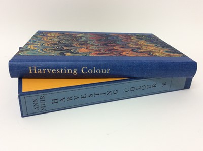 Lot 9 - Ann Muir - Harvesting Colour, Incline press 1999, no. 89 of 225 signed copies, slip case