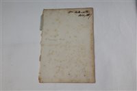 Lot 1375 - Autograph - William Wordsworth (1770 - 1850),...
