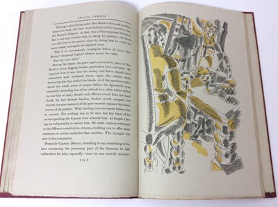 Lot 17 - Herman Melville ; “Benito Cereno”, publ. 1926, illus. by E. McKinght Kauffer, number 1100;of 1650