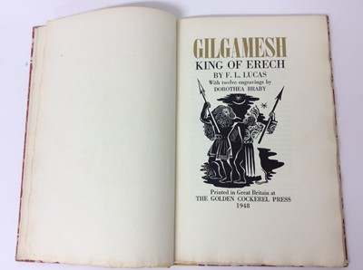 Lot 22 - F. L. Lucas: “Gilgamesh, King of Erech”, published Golden Cockerel Press 1948