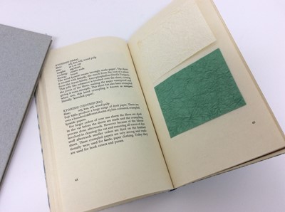 Lot 24 - Claire Bolton: Awa Gami: Japanese Handmade Papers, Alembic Press , also Delittle, Alembic Press