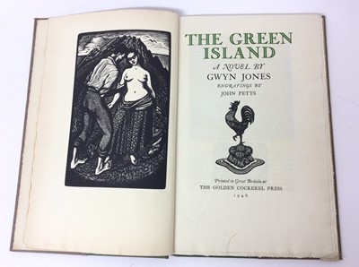 Lot 35 - Gwyn Jones - The Green Island, Golden Cockerel Press 1946, numbered  230/500