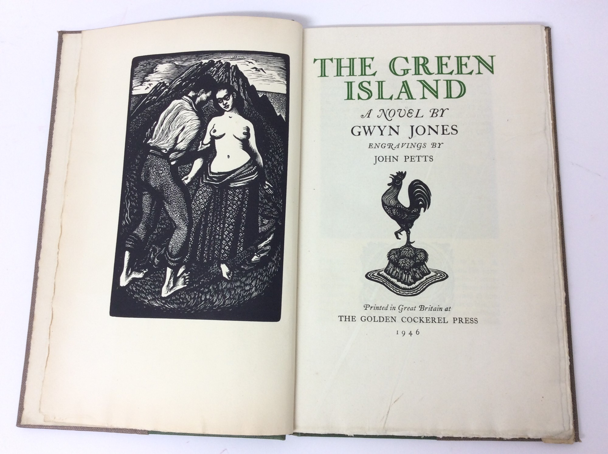 Lot 35 - Gwyn Jones - The Green Island, Golden