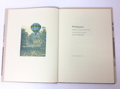 Lot 36 - Miriam MacGregor - Whittington, Aspects of a Cotswold village, limited edition of 350 numbered and signed by the artist, Whittington Press, 1991