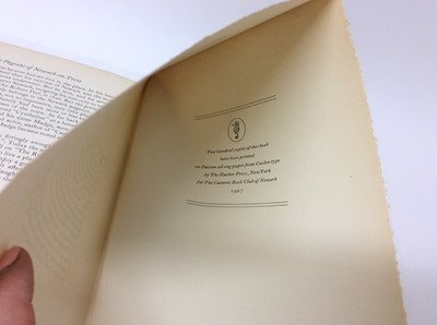 Lot 42 - Margaret Lock - Poem about nothing, William of Poitiers, four other private press books