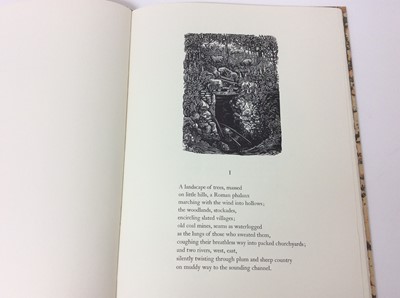 Lot 44 - Leonard Clarke -An intimate landscape, Nottingham Court Press, 1981, limited to 500