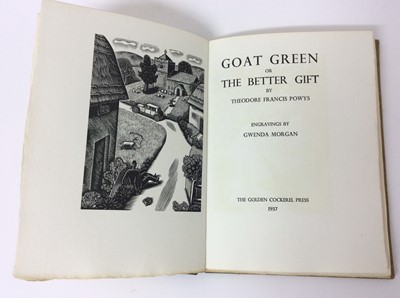 Lot 20 - Theodore Francis Powys, Goat Green, The Golden Cockerel Press 1937