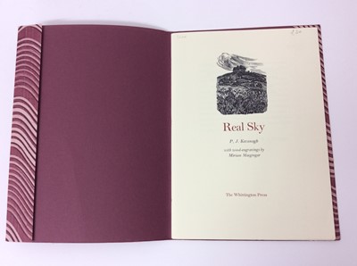 Lot 57 - P J Kavanagh - Real Sky, The Whittington Press, edition of 500, together with eight further private press publications