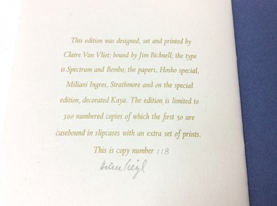 Lot 57 - P J Kavanagh - Real Sky, The Whittington Press, edition of 500, together with eight further private press publications