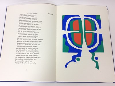 Lot 58 - Geoffrey Chaucer and Ronald King (British b.1932) - The Prologue, From the Canterbury Tales
