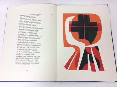 Lot 58 - Geoffrey Chaucer and Ronald King (British b.1932) - The Prologue, From the Canterbury Tales