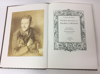 Lot 59 - Thomas Lowinsky (1892-1947) by Colin Myers, Incline Press 2001