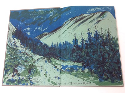Lot 68 - Mervyn James - Mountains, illustrated by Rigby Graham, Brewhouse Publications 1972, 112/200