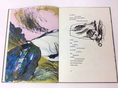 Lot 68 - Mervyn James - Mountains, illustrated by Rigby Graham, Brewhouse Publications 1972, 112/200