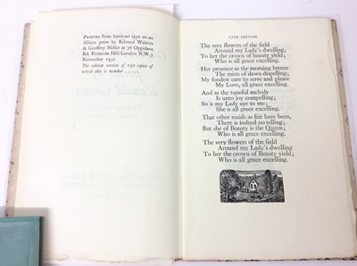 Lot 73 - Sappho - illustrated by Lettice Sandford, Boars Head Press 1932, together with two further private press books