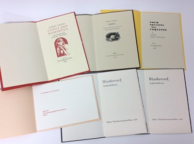 Lot 75 - Good collection of small edition Gruffyground Press publications (17)