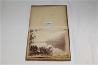 Lot 1387 - Late 19th century photograph album - including...