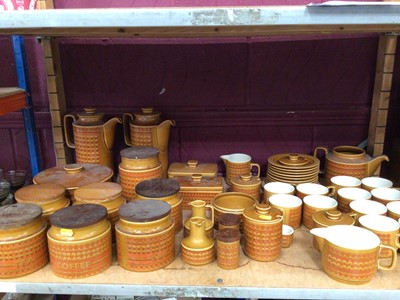 Lot 519 - Quantity of Hornsea Saffron pottery