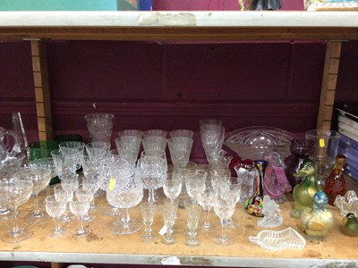 Lot 522 - Collection of glassware