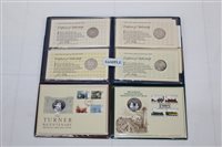 Lot 1396 - Stamps - selection of G.B. Silver Proof Coins...