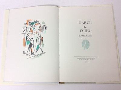 Lot 88 - Narci & Echo, Weather Bird Press, 2005, one of 50 copies, together with three other Weather Bird Press publications