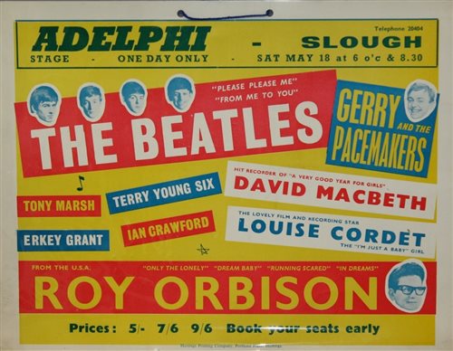 Lot 1403 - The Beatles on Tour with Roy Orbison 1963,...