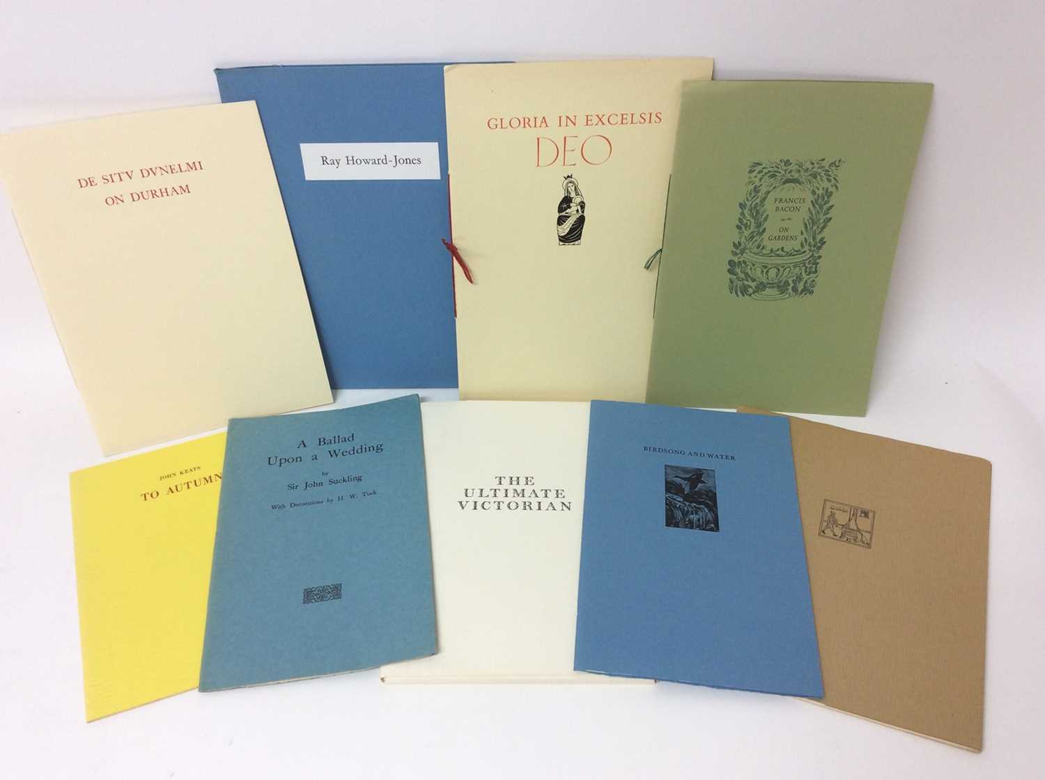 Lot 99 - A bundle of private press booklets